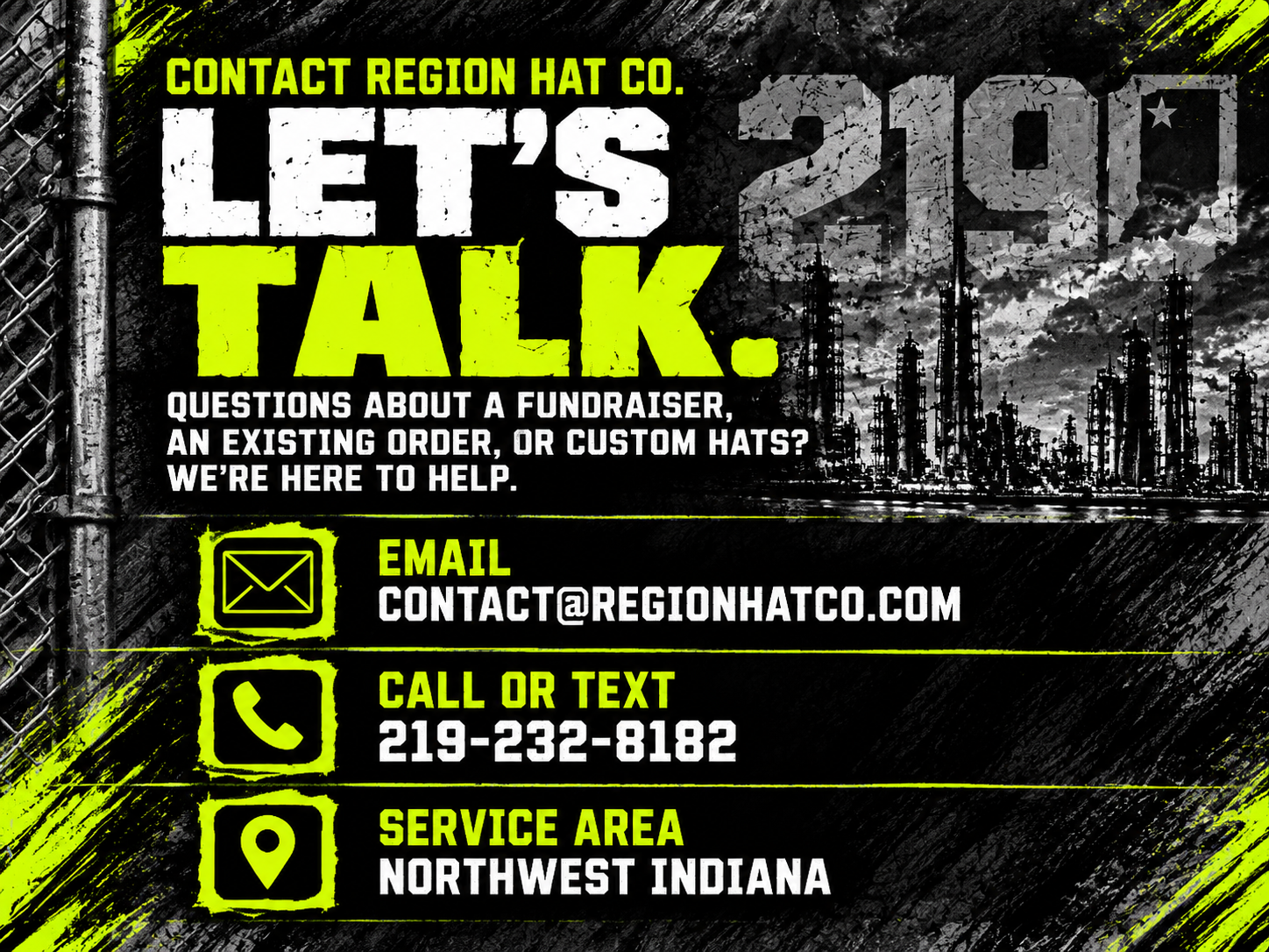 Contact Region Hat Co. - Let's Talk