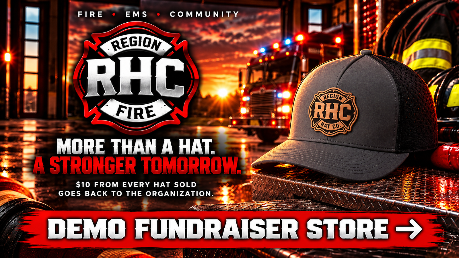 RHC Fire Demo Fundraiser Store
