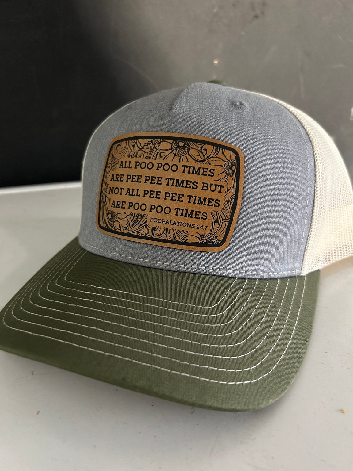 Custom engraved patch hat by Region Hat Co.