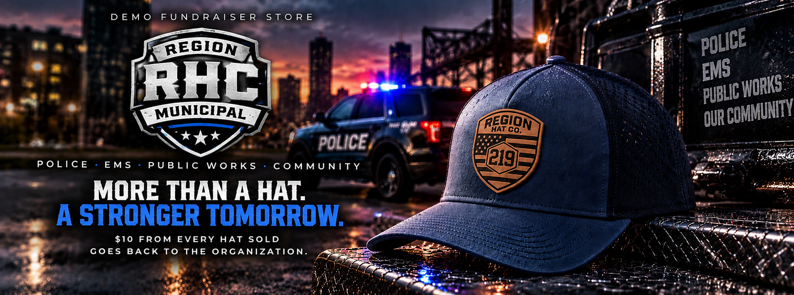 RHC Municipal fundraiser hat