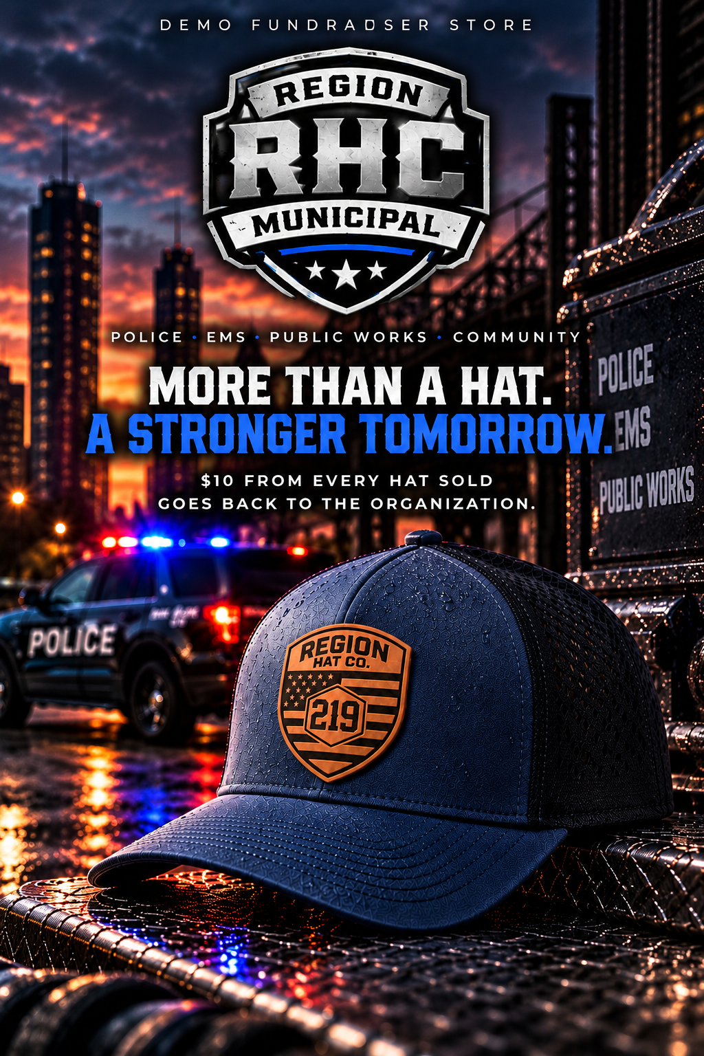 RHC Municipal fundraiser hat