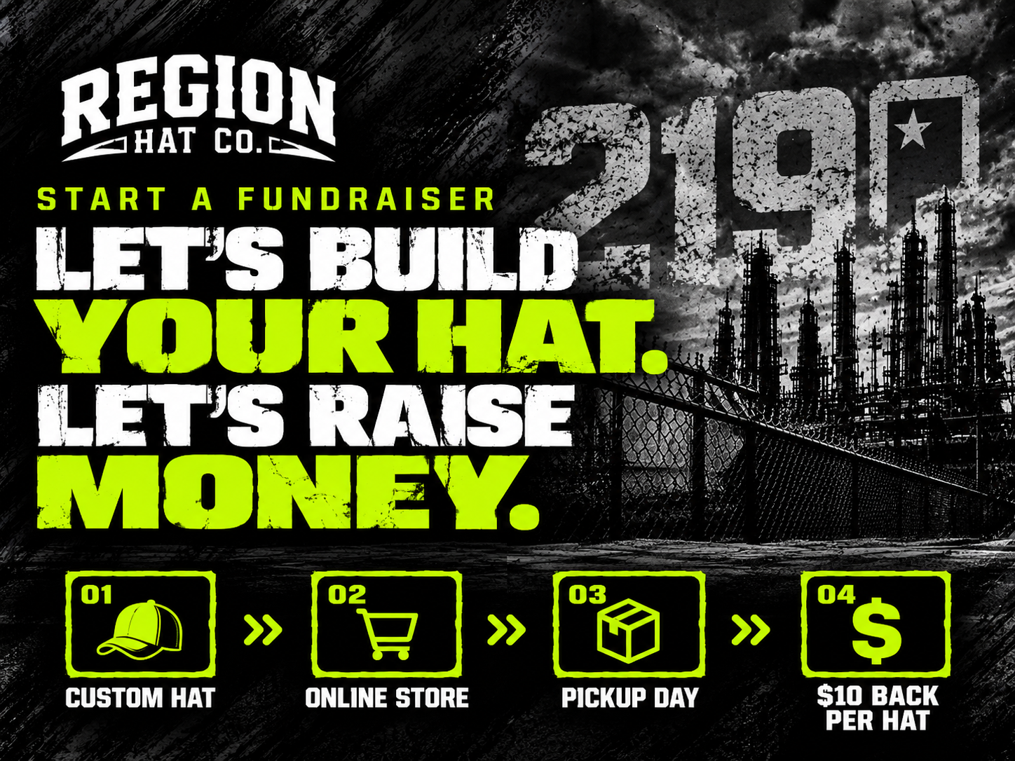 Start a Region Hat Co. Fundraiser